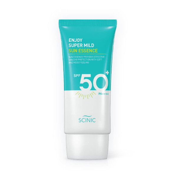 SCINIC Enjoy Super Mild Sun Essence SPF50 PA 1.69 fl oz50ml  A Lightweight Hydrating Sun Essence That leaves No Sticky Feeling  Korean Skincare