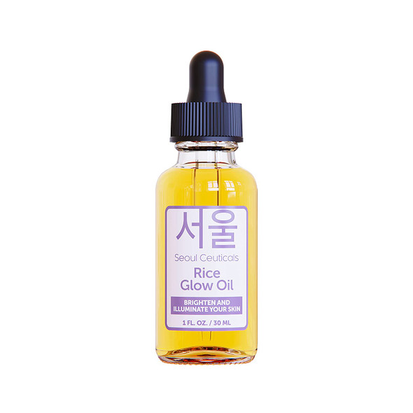 SeoulCeuticals Rice Bran Oil For Skin  Korean Skin Care Facial Glow Oil For That Dewy Glass Skin Look