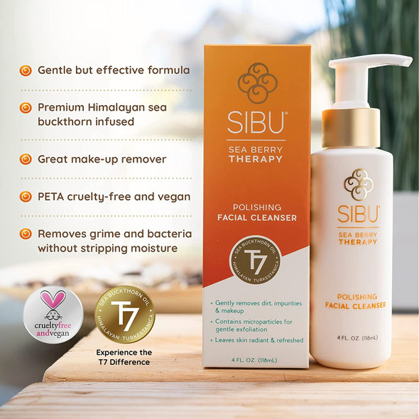 sibu Polishing Facial Cleanser Makeup Remover 4oz