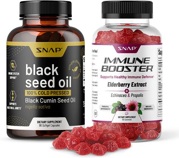 Black Seed Oil  Elderberry Gummies 2 Products