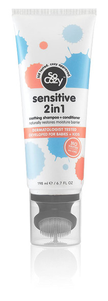 So Cozy Sensitive 2in1 Shampoo  Conditioner For Kids Hair  Soothing and Purifying  6.7 fl oz  No Parabens Sulfates Synthetic Colors or Dyes