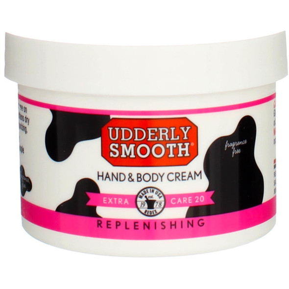 Udderly Smooth Extra Care Cream with 20 Urea Replenishing 8 oz Pack of 2