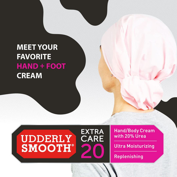 Udderly Smooth Extra Care Hand/Body Deep Moisturizing Cream with 20 Urea Unscented 8 Ounce