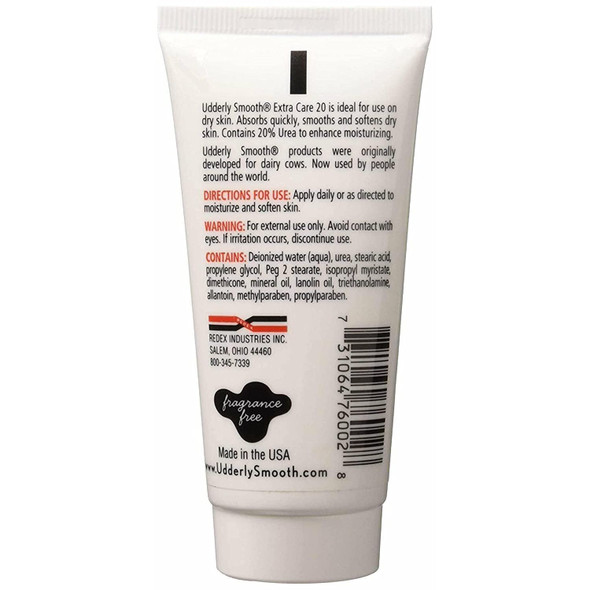 Udderly Smooth Hand  Body Extra Care 20 Cream 2 oz Pack of 7