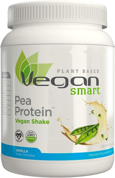 Vegansmart Plant Based Pea Protein Powder by Naturade  Vanilla 15 Servings