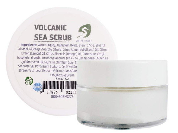 Volcanic Sea Scrub White Egret INC .5oz Cream