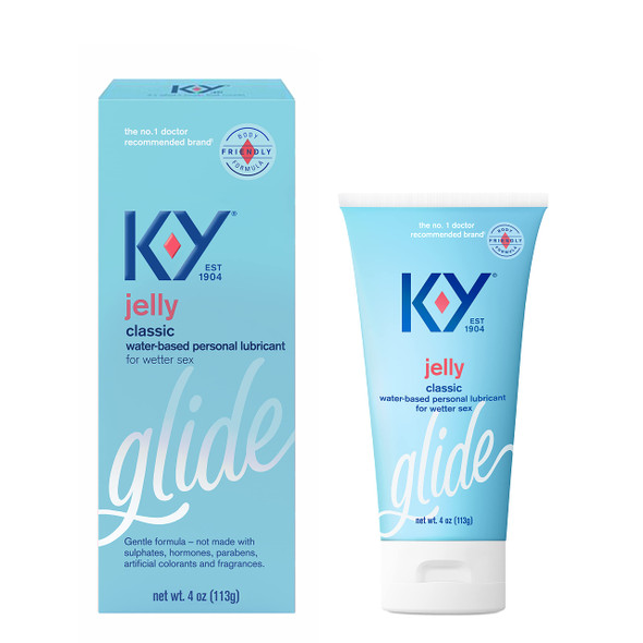 K-Y Men's and Women's Jelly Personal Lubricant (4oz)