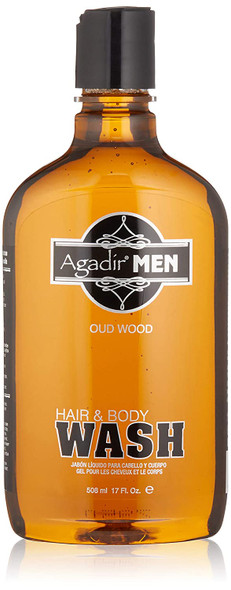 AGADIR Men Hair And Body Wash, 17 Fl Oz