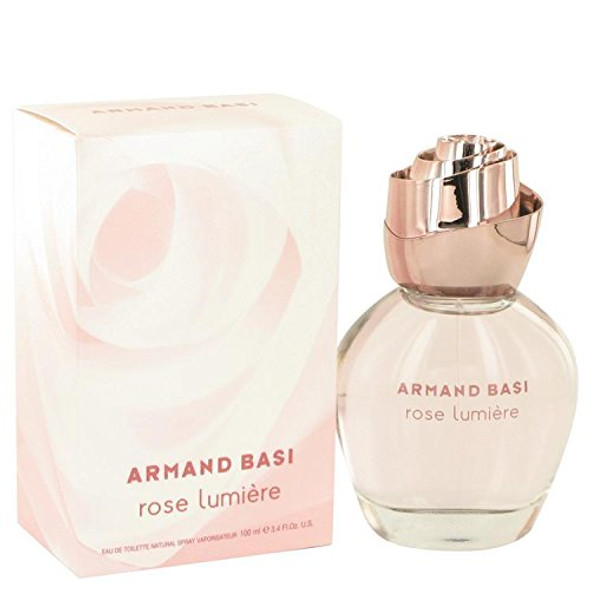 Armand Basi Rose Lumiere by Armand Basi Eau De Toilette Spray 3.3 oz for Women - 100% Authentic