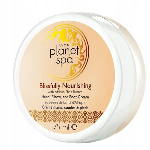 Avon Planet Spa Blissfully Nourishing With African Shea Butter Hand Elbow and Foot Cream
