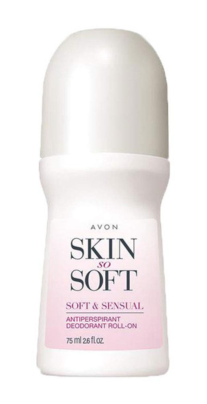 Avon Skin So Soft, Soft & Sensual Roll-On Antiperspirant Deodorant 2.6oz (12-Pack)