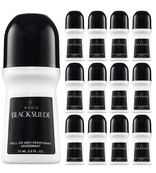 Avon Black Suede Roll-on Anti-perspirant Deodorant Bonus Size 2.6 oz (20-Pack)