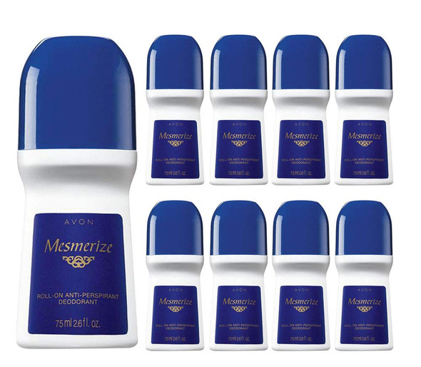 Avon Mesmerize for Him Roll-on Deodorant Size 2.6 oz (20-Pack)