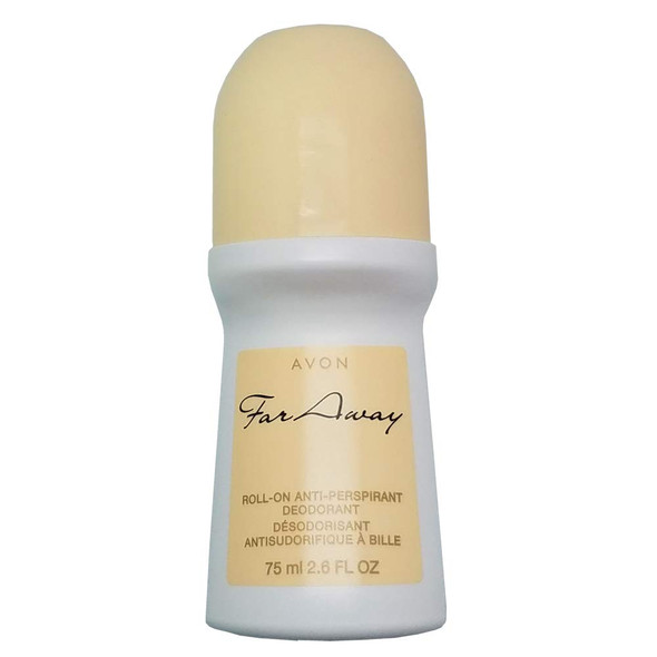 Avon Deodorant Roll-on Far away , Long-lasting Odor Protection with a Fresh Floral Scent, For Women, 2.6 oz/ 75ml
