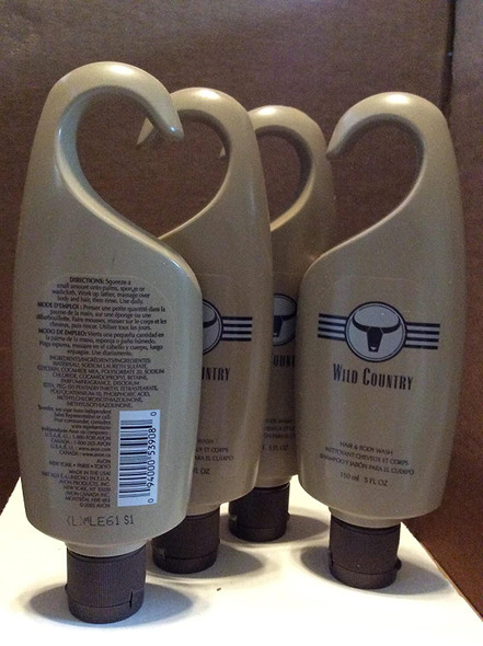 Wild Country Hair & Body Wash lot 4 pcs.