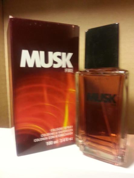 Avon Musk Fire Cologne Spray 3.4 Fl. Oz.