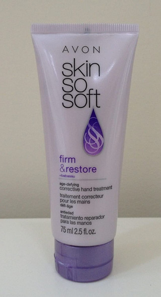 Avon skin So Soft Firm & Restore Age-Defying Corrective Hand Treatment 75ml 2.5. fl. oz.