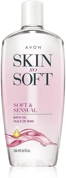 Avon Skin so Soft Soft And Sensual Bath Oil Huile De Bain 16.9 Oz 500 ml