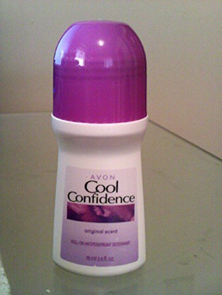 Avon Cool Confidence Original Scent Roll-on Anti-perspirant Deodorant Bonus Size 2.6 Fl. Oz.