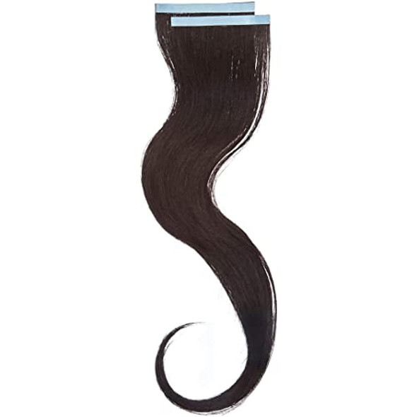 Balmain Tape Extension Human Hair 2-Pieces, 40 cm Length, 01 Black, 27 g