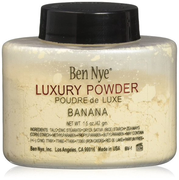 Ben Nye Luxury Powder Face Makeup, Banana, 1.5 oz.