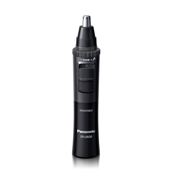 Panasonic Mens Ear and Nose Hair Trimmer, Wet Dry Hypoallergenic Dual Edge Blade - ER-GN30-H