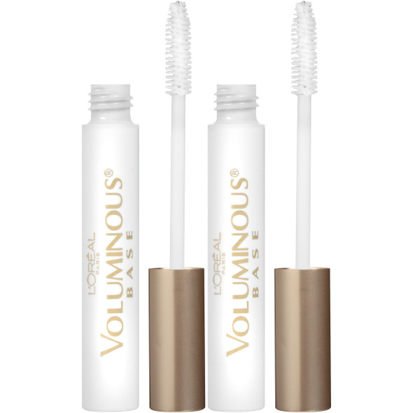 L'Oreal Paris Makeup Voluminous Lash Boosting Conditioning Primer Mascara, White Primer, 2 Pack