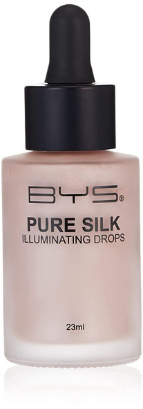 BYS Pure Silk Illuminating Drops, Frosted Glow - Instant Skin Complexion Enhancement - Concentrated Liquid Shimmer