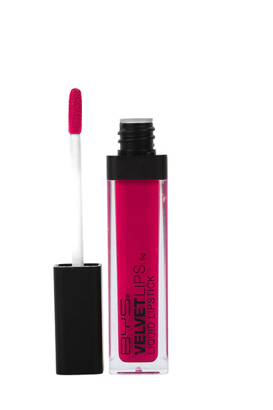 BYS Velvet Lips Liquid Lipstick Flamingo Flare Burgundy Red