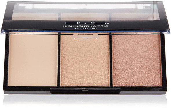 BYS Highlighting Trio Palette Illuminate - 1 Matte and 2 Shimmering Shades makeup palette