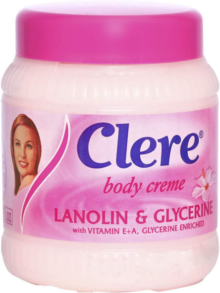 Clere Lanolin and Glycerin Body Cream, 125 ml