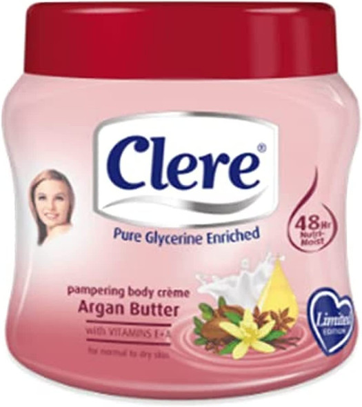 Clere Pampering Argan Butter Body Creme 500ml