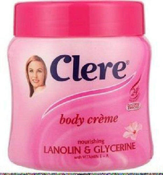 Clere Nourishing Body Creme 500ml - Lanolin & Glycerine