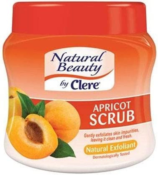 Clere Natural Beauty Apricot Scrub 500ML X 3PCS