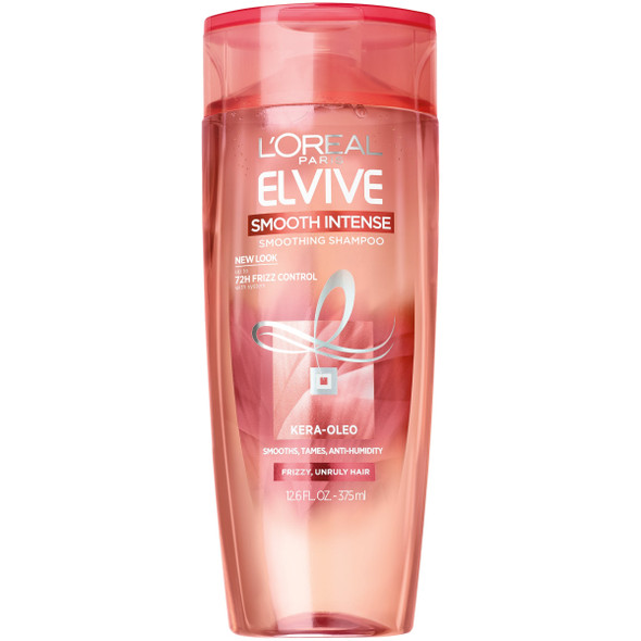 L'Oreal Paris Elvive Smooth Intense Smoothing Shampoo, 12.6 fl. oz. (Packaging May Vary)