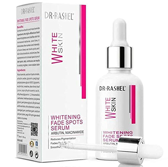 Dr Rashel Fade Dark Spots Face Serum - Reduces Pigmentation Smoother and Clear Skin - 1.69 oz