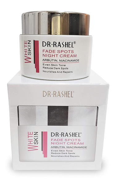 Dr Rashel Fade Spots Night Cream , Reduce Dark Spots , Moisturizers , Nourishes and Repairs Skin , Size 1.76 oz Jar