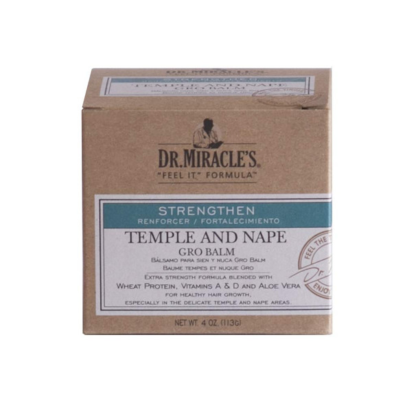 Dr. Miracle's Temple and Nape Gro Balm, 4 oz (Bundle of 3)