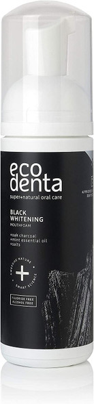 Ecodenta Black Charcoal Whitening Oral Care Mouthfoam 150ml