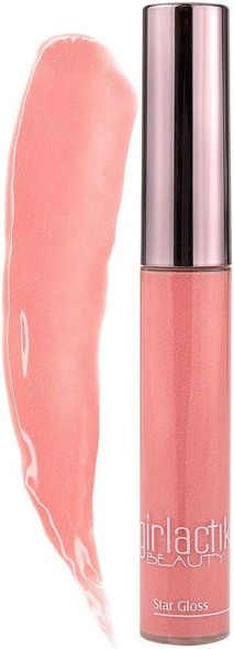 Girlactik USa. Tinted Lip Gloss Moisturizer Plumper. Non-Sticky, Pigmented, Long Lasting Formula With Sheer Shine. -Star Gloss, Bella