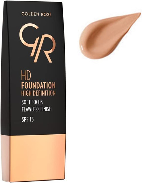 Golden Rose Oil Free HD Foundation With SPF 15-116 Cappuccino