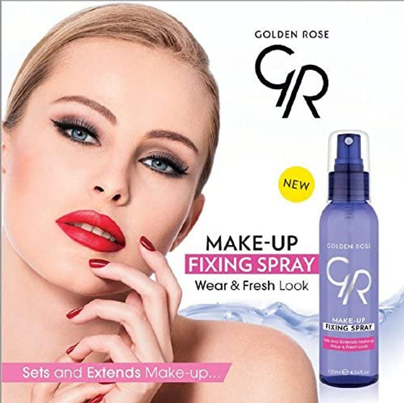 Golden Rose Long Wearing Makeup Setting Spray, Sets & Extends Makeup, Alcohol-free, Paraben-free