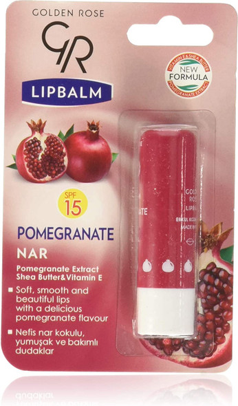 Golden Rose Lip Balm Pomegranate Spf 15