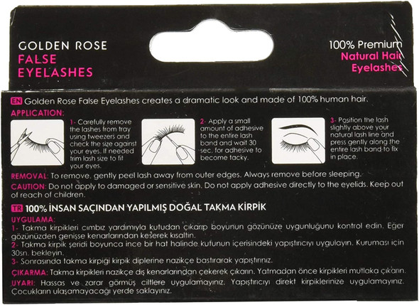 Golden Rose False Eyelashes No: 06