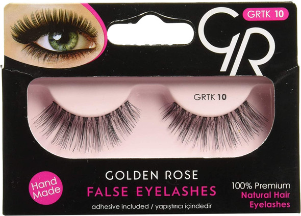 Golden Rose False Eyelashes No: 10