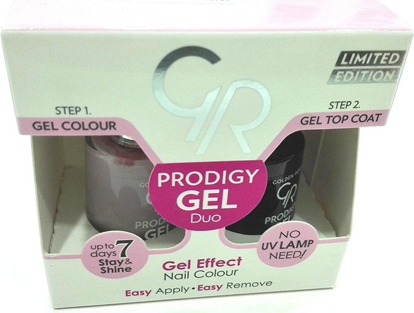 golden rose prodigy gel duo 04 up to 7 days stay&shine no uv lamp need gel effect nail polish