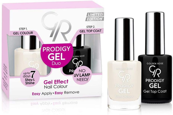 Golden Rose Prodigy Gel Duo 01 Up To 7 Days Stay&Shine No Uv Lamp Need