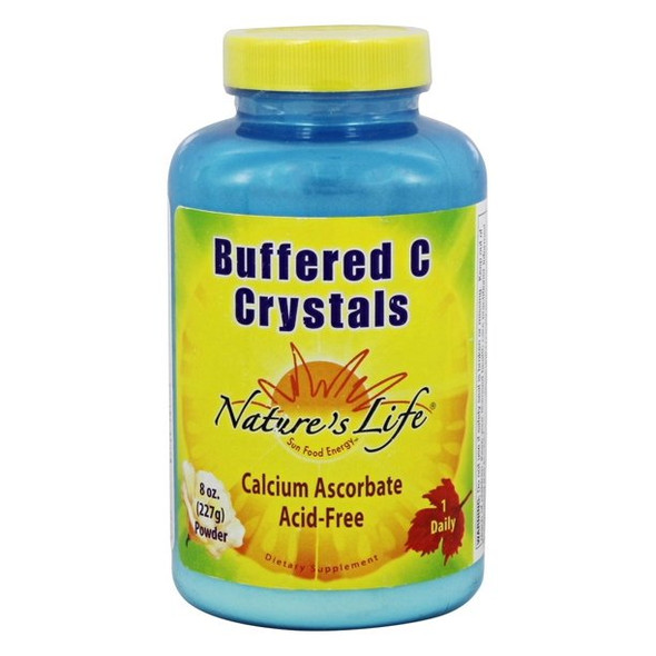 Buffered C Crystals Powder Unflavoured 8 oz by Nature's Life