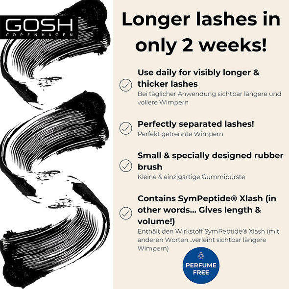 The Secret Of Growth Mascara Longer Lashes #Black 10 Ml
