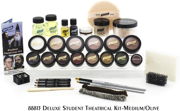 Graftobian Student Theatrical Makeup Kit Deluxe - Medium / Olive